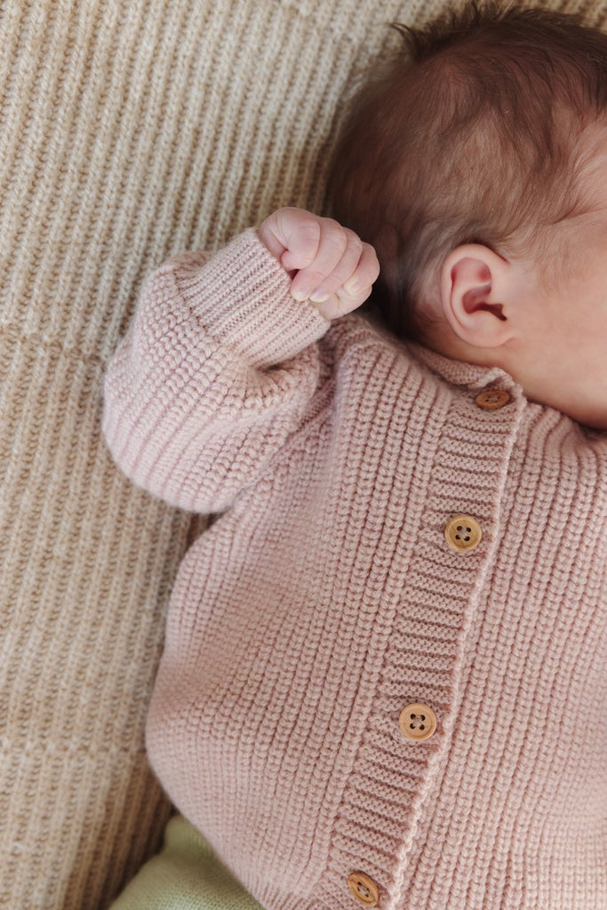 Hvid cardigan Inga AW25/26 - Powder