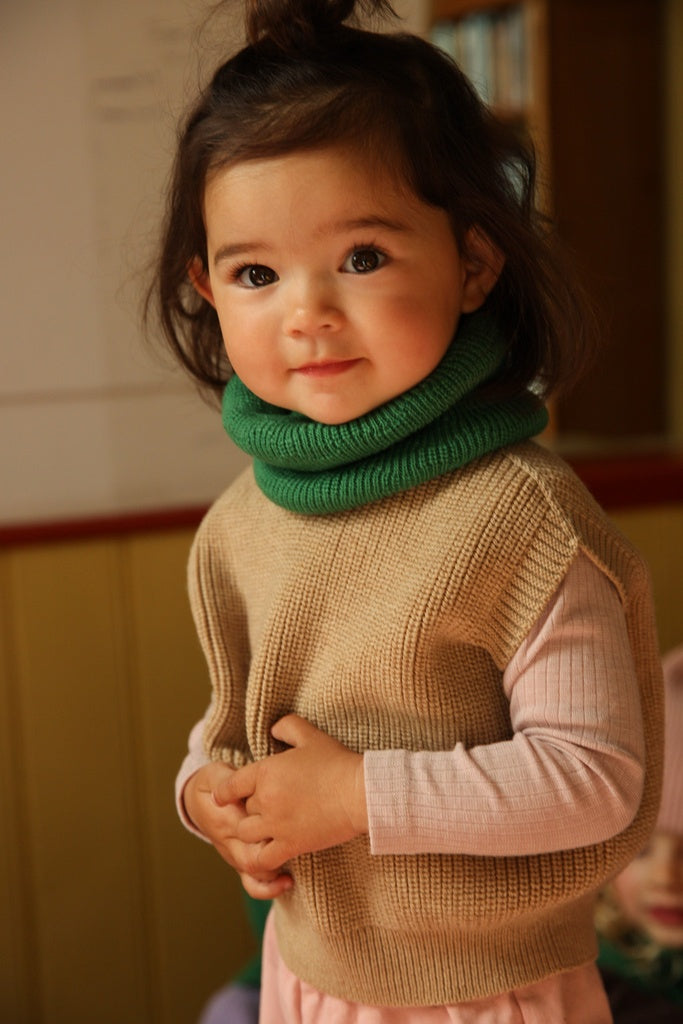 Hvid tube scarf Gigi AW25/26 - Grass