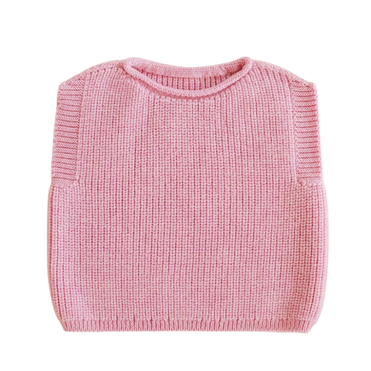 Hvid cardigan Harvey baby - Cotton candy