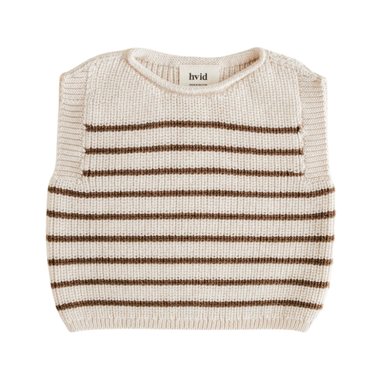 Hvid cardigan Harvey baby - Cream / Mocha