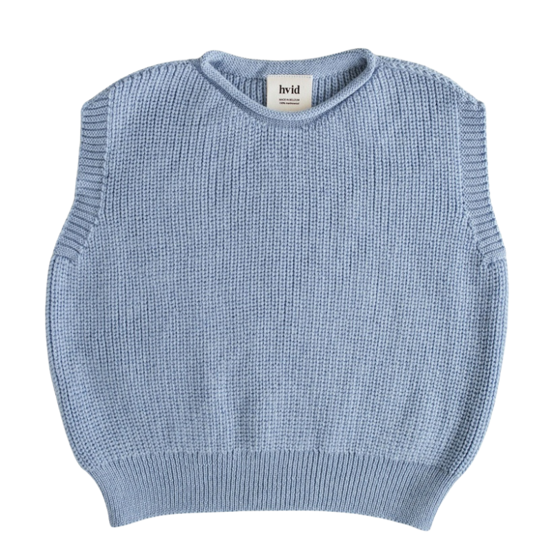 Hvid Harvey kids - Light blue