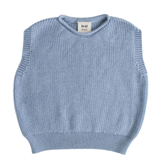 Hvid Harvey kids - Light blue