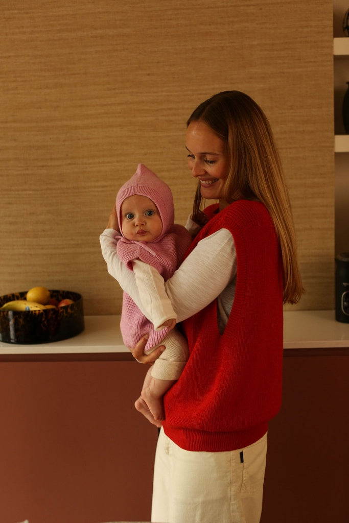 Hvid vest Helle - Red