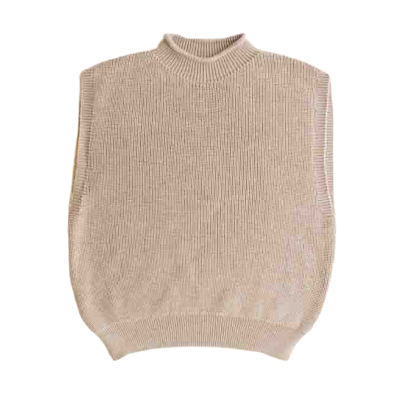 Hvid vest Helle - Sand