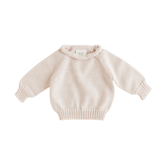 Hvid sweater Georgette - Cream