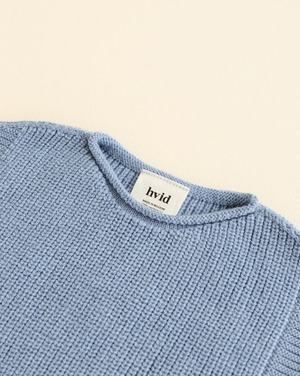 Hvid vest Harvey baby - Light blue
