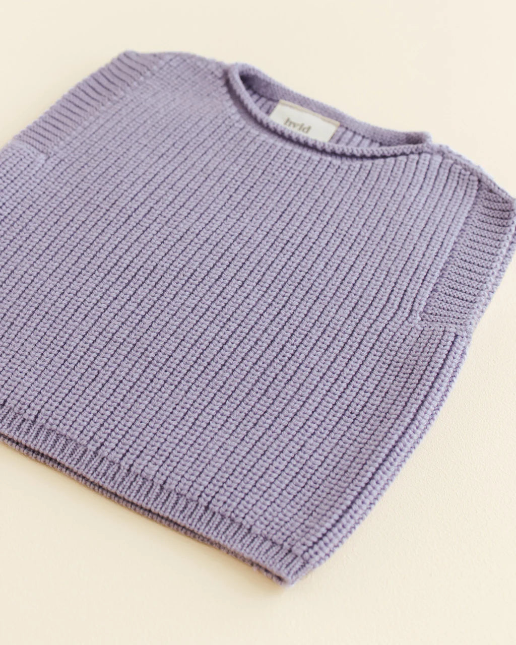 Hvid vest Harvey baby - Lilac
