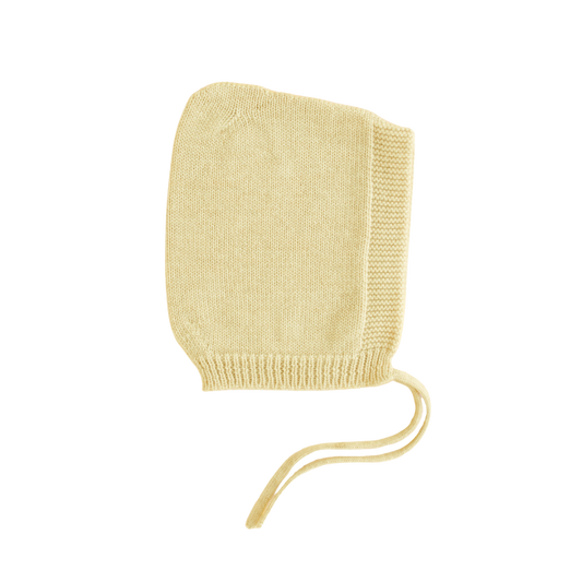 Hvid Pixie bonnet Isidor - Light Yellow