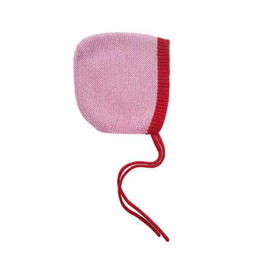 Hvid bow hat Dolly AW25/26 - Cotton candy / Red