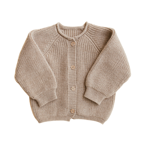 Hvid cardigan Inga - Sand