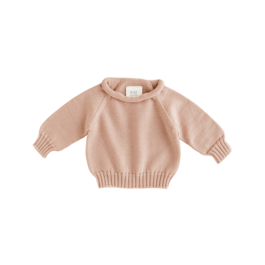 Hvid sweater Georgette - Apricot