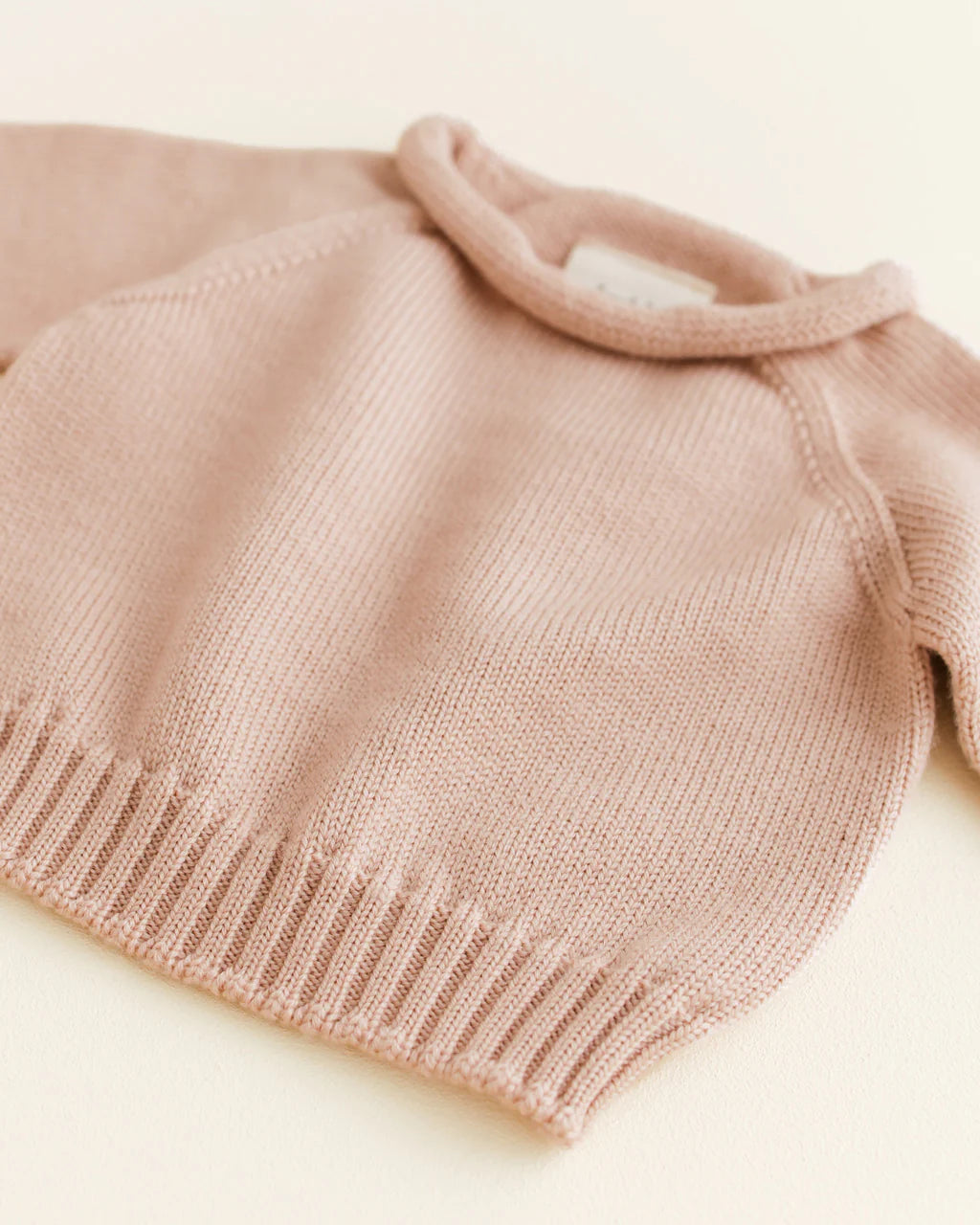 Hvid-Pullover Georgette - Creme