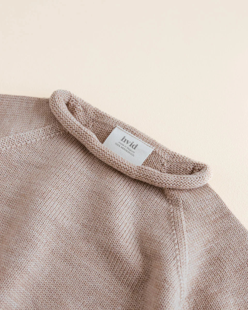 Hvid-Pullover Georgette - Creme