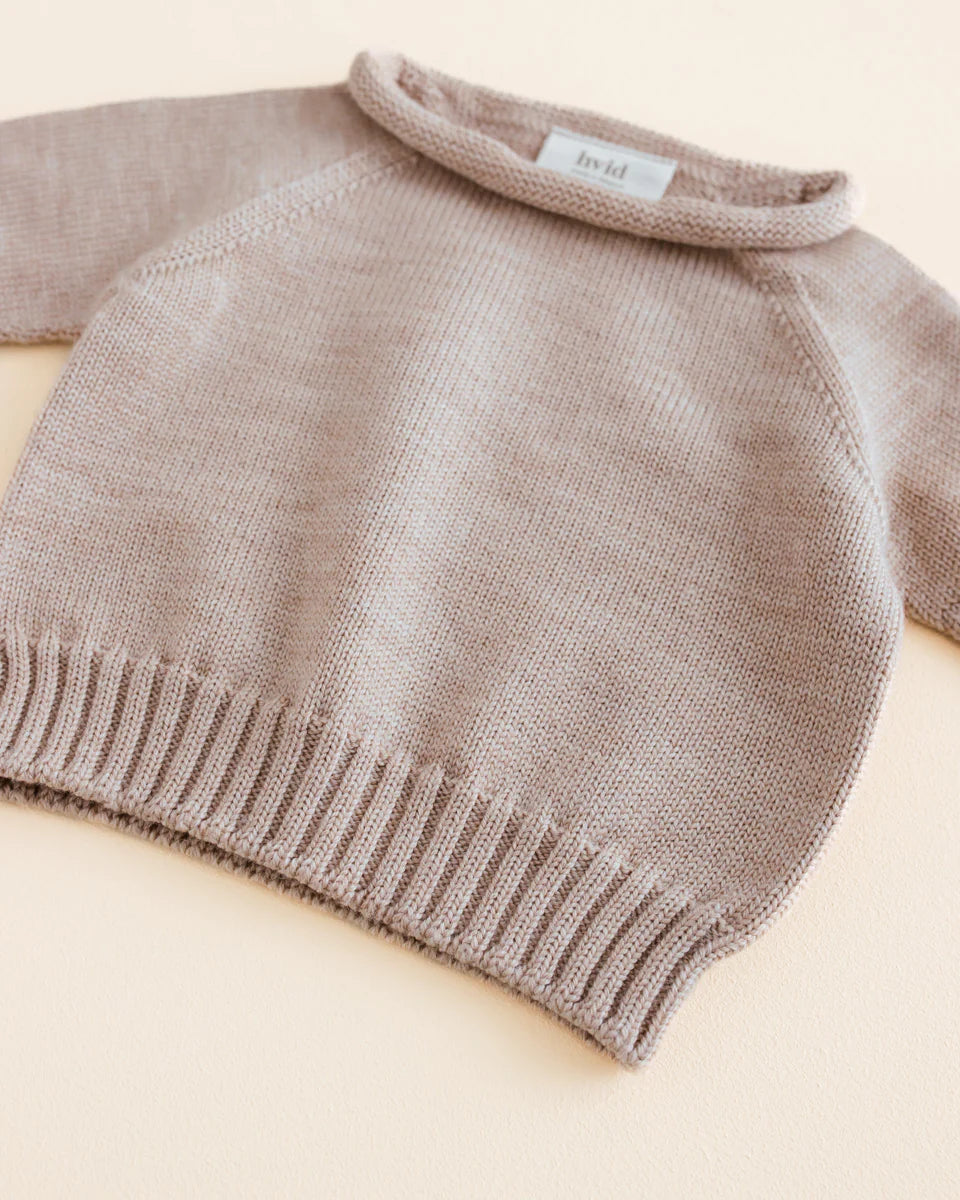 Hvid-Pullover Georgette - Creme