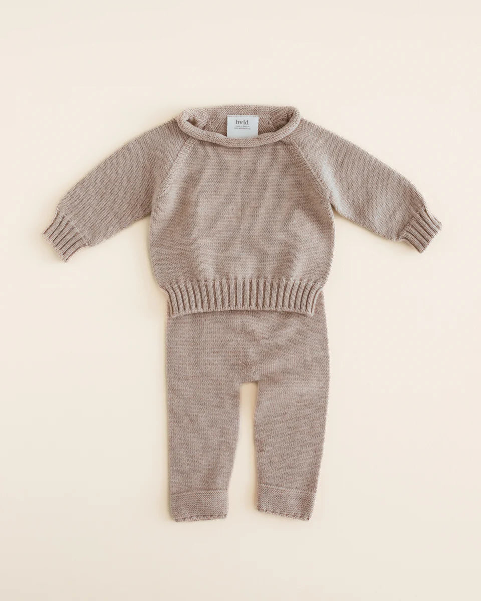 Hvid-Pullover Georgette - Creme