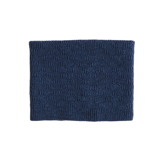 Hvid tube scarf Gigi - Blue