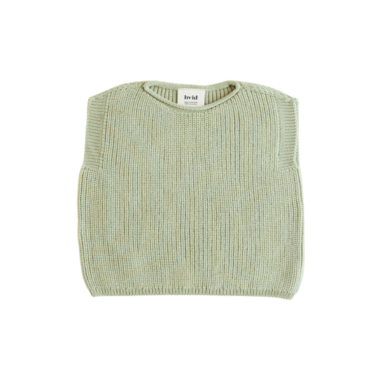 Hvid vest Harvey baby - Mint