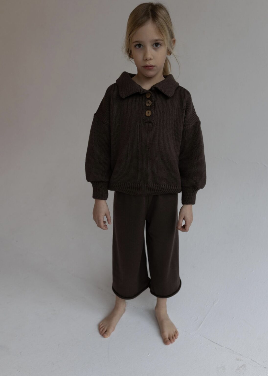 Culotte-Hose aus Merinowolle von Lillé – Braun