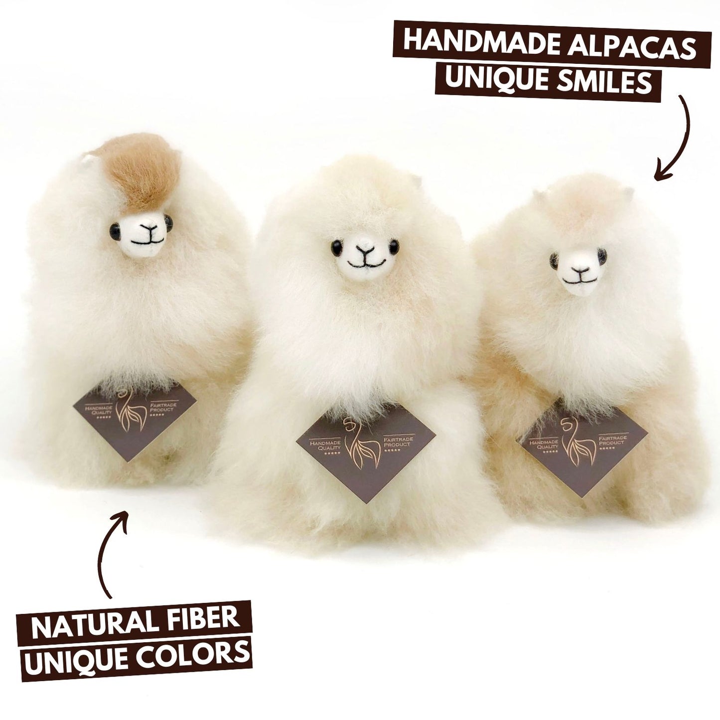 Inkari alpaca cuddly toy mini naturals - Sahara
