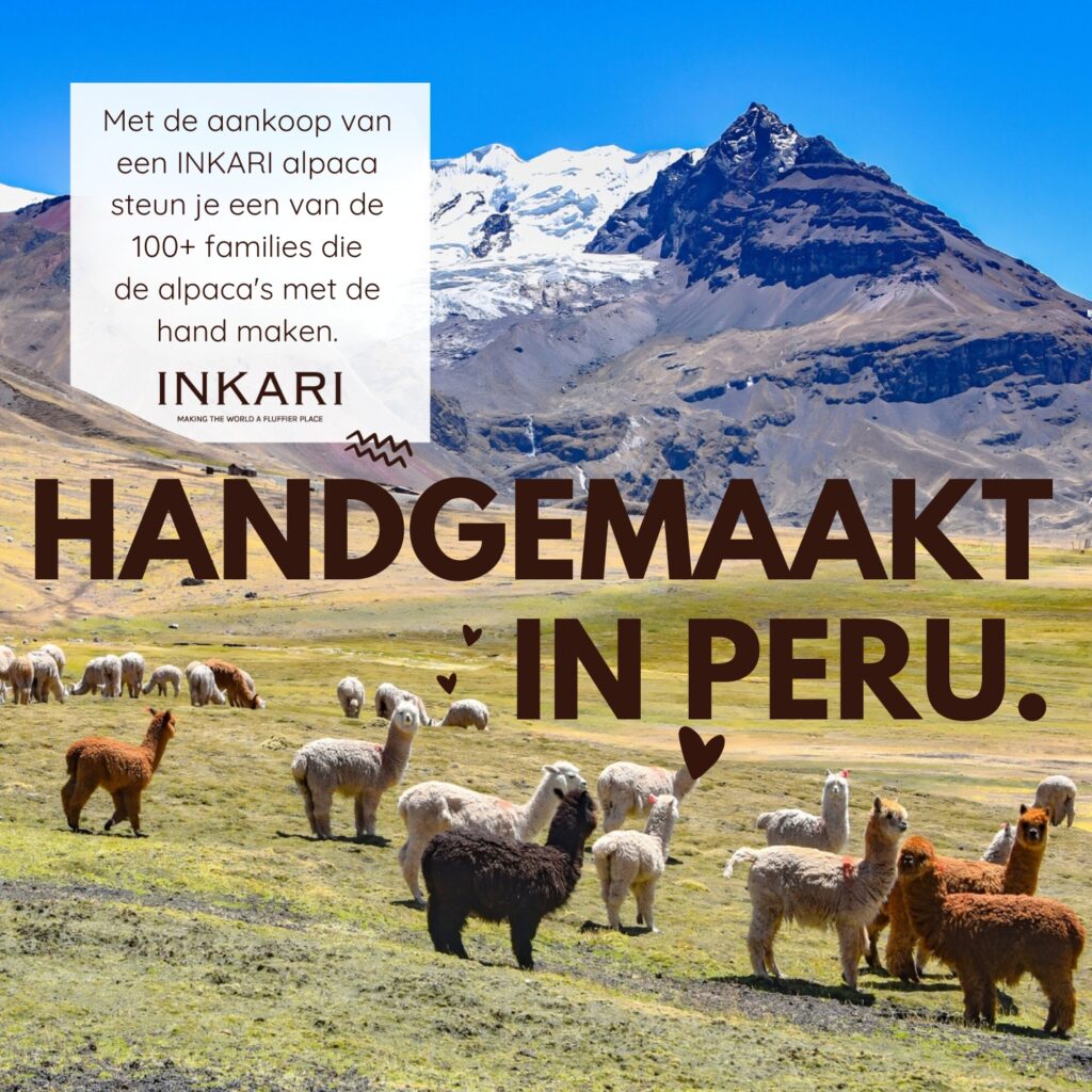 Inkari alpaca cuddly toy mini naturals - Sahara