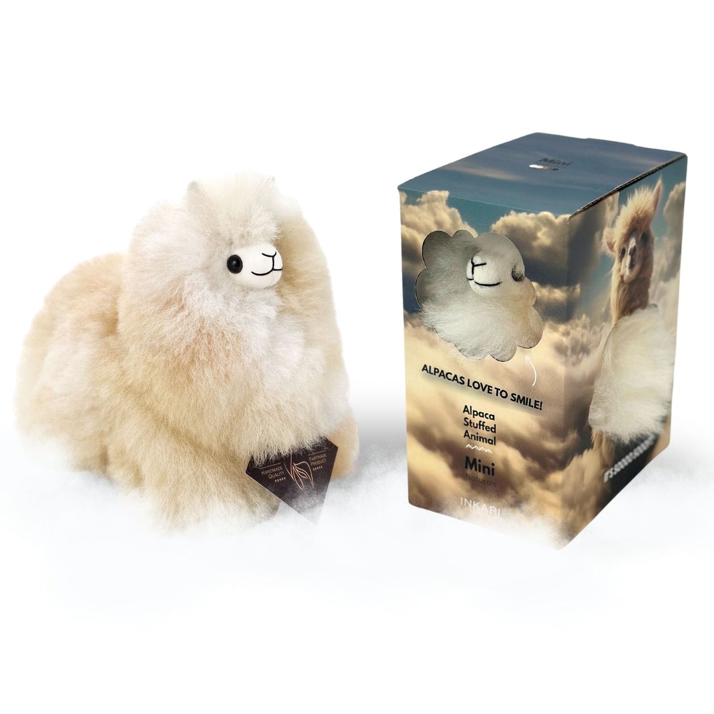 Inkari alpaca cuddly toy mini naturals - Sahara