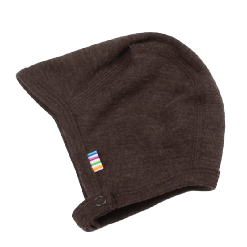 Joha merino wollen mutsje in de kleur bruin - de Wevershoek