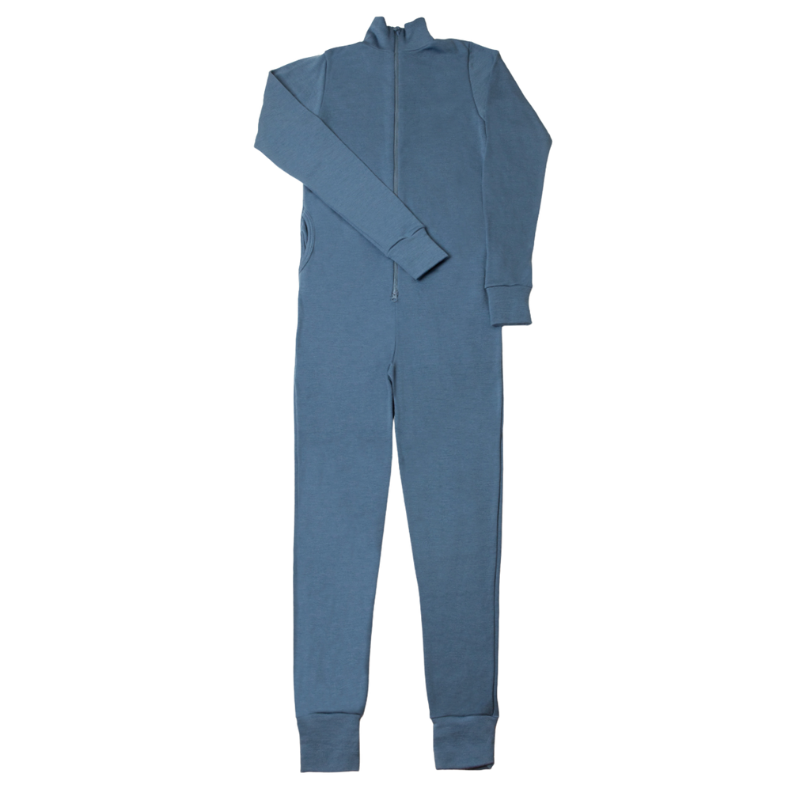 Joha wollen jumpsuit heren - Blue horiz