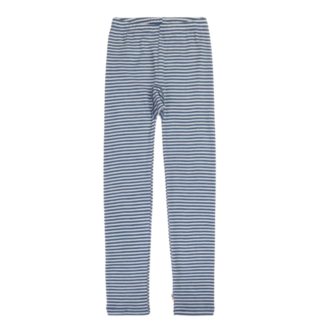 Joha wol/zijde legging - Blue