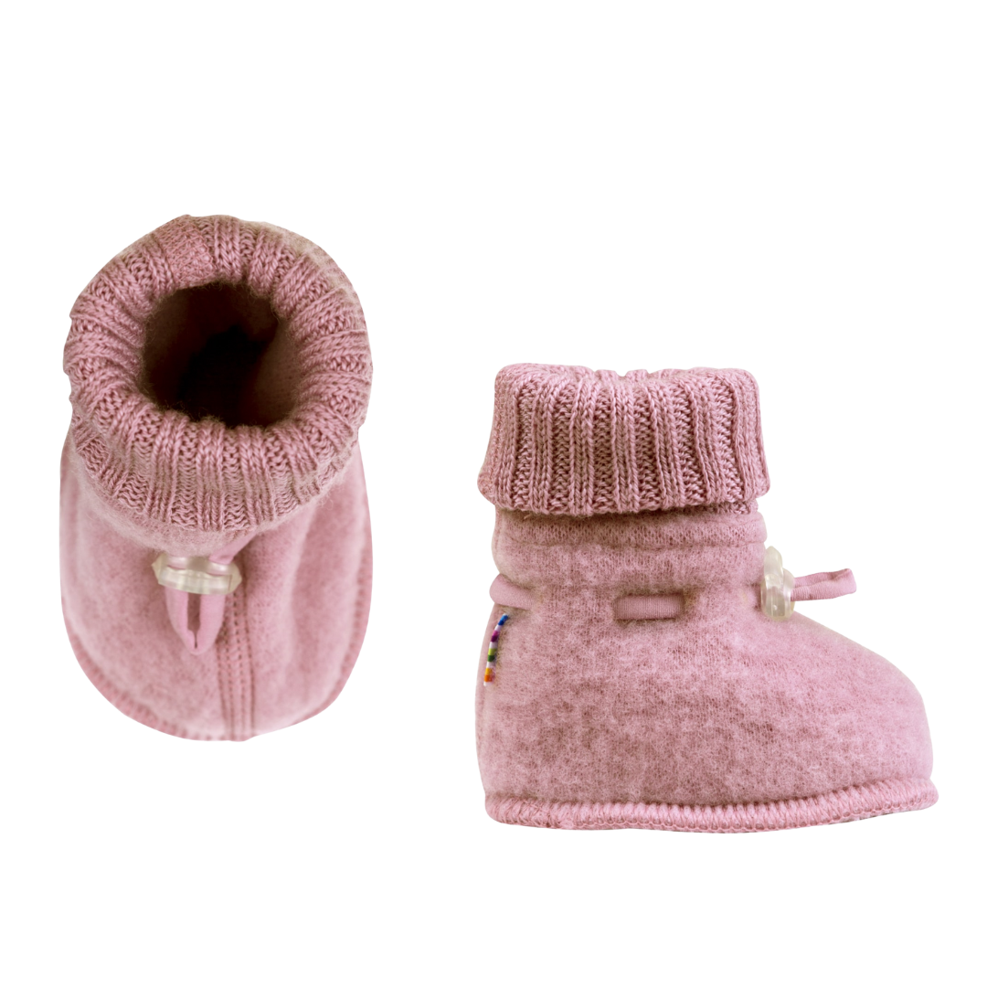 Joha wolfleece slofjes – Old Rose