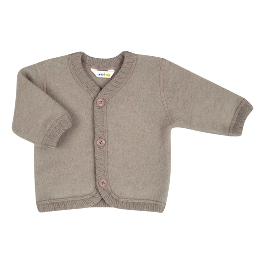 Joha wool fleece vest - Sesame