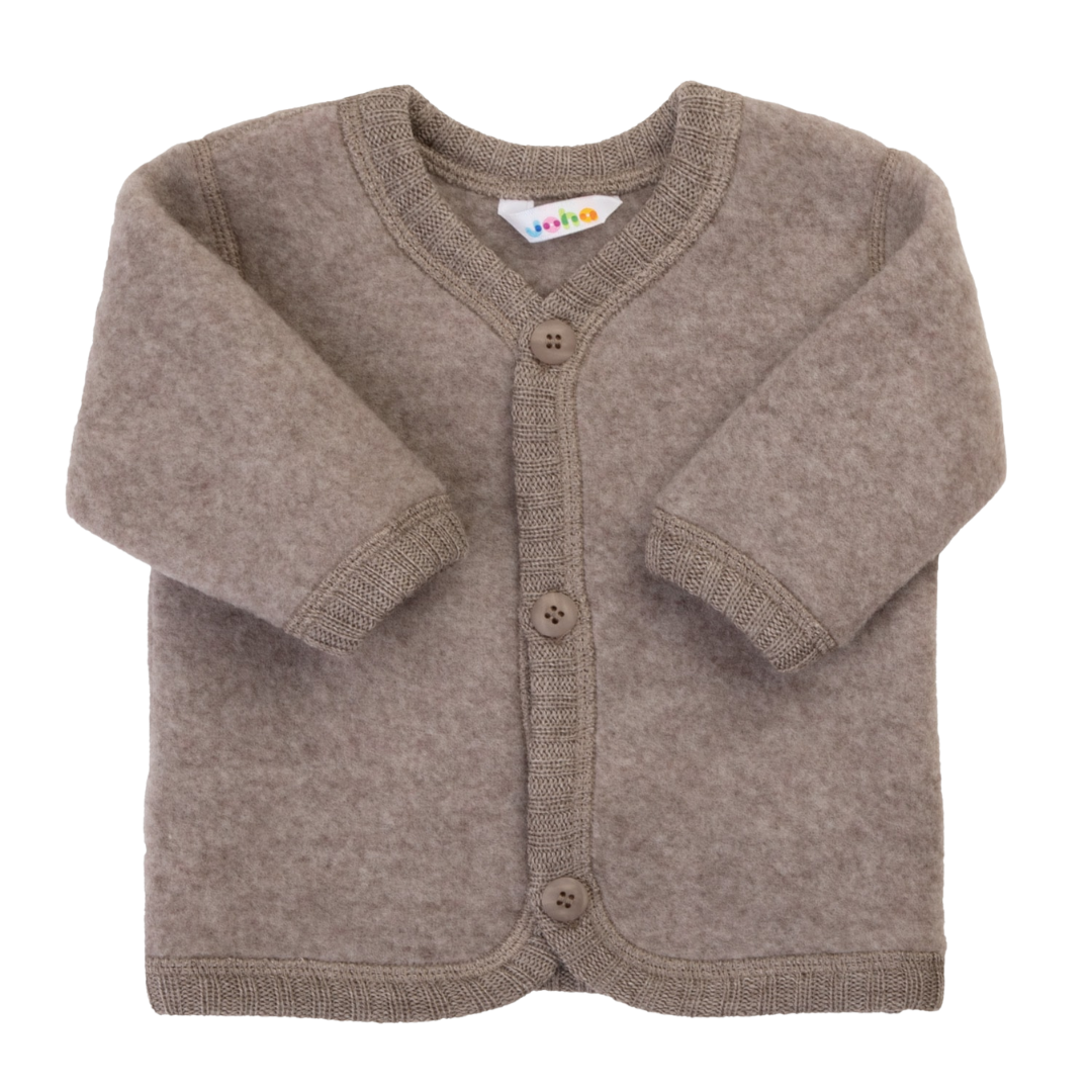 Joha wool fleece vest - Sesame