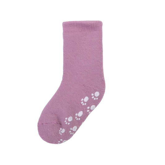 Joha wool socks with anti-slip - Rosa