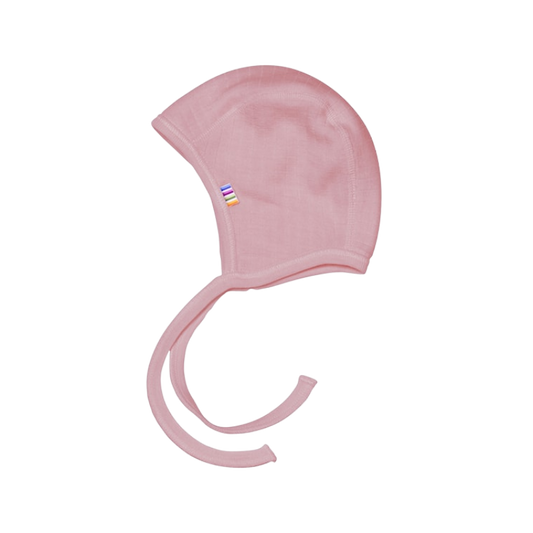 Joha woolen bow hat - Old rose