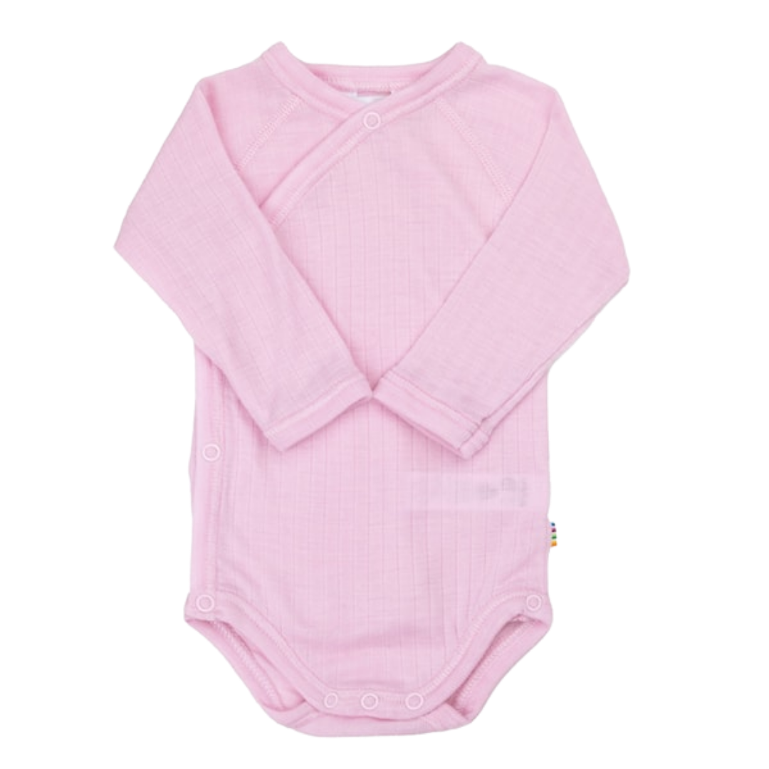 Joha wool wrap romper - Prime Rose