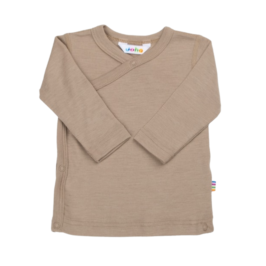 Joha wool/silk wrap cardigan - Beige