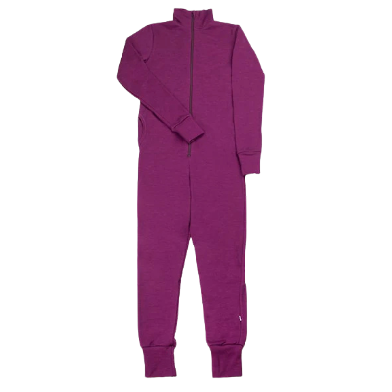 Joha merino wollen jumpsuit dames - Violet
