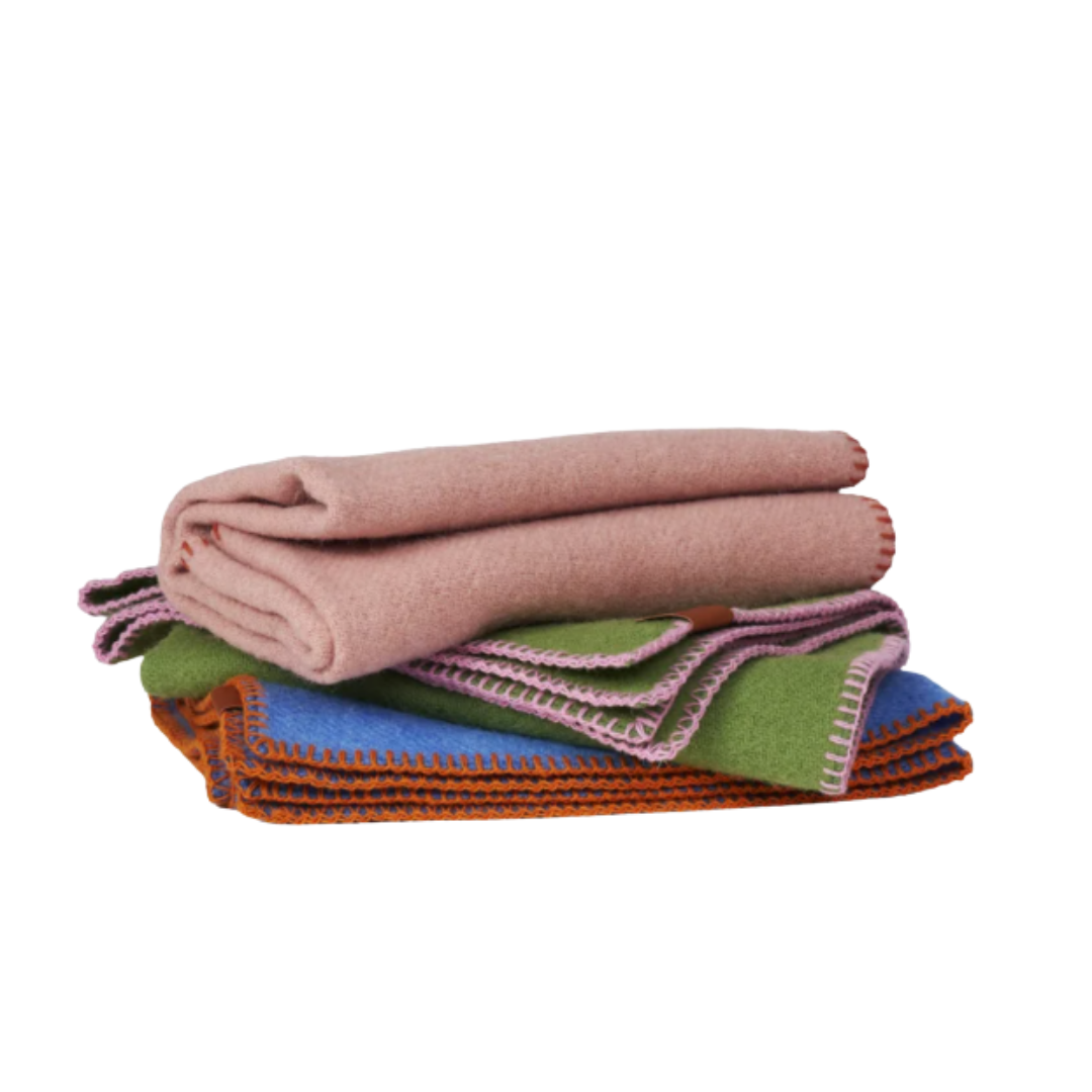 Klippan Wool Baby Blanket Cozy - Pink