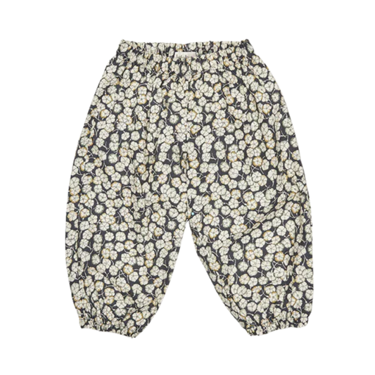 Lalaby Pixie Cotton Baby Pants – Snow Flower