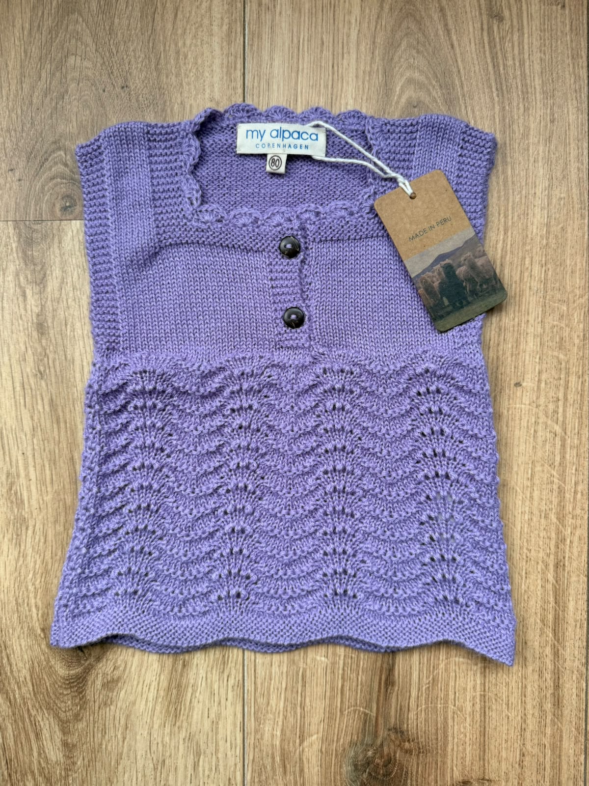 My Alpaca Cph vestje June - Light Purple