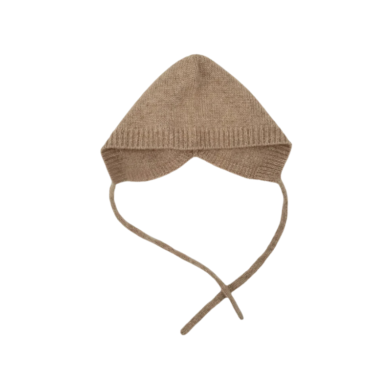 My Little Freckle Kaschmirmütze mit Schleife – Haferflocken
