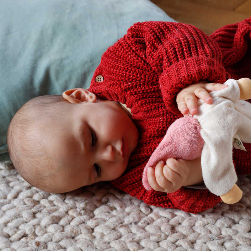 Nänchen Natur knuffeldoekje Nuckel – Rosa