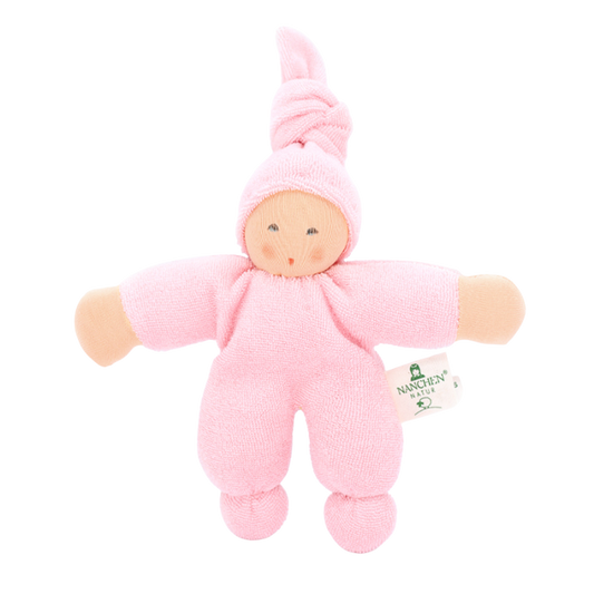 Nänchen Natur cuddly toy doll Pimpel - Rosa