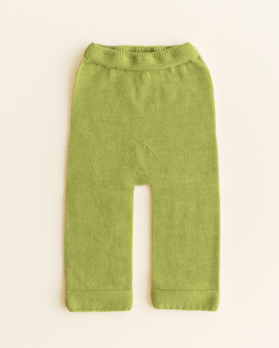 Hvid broekje Guido - Lime Pop