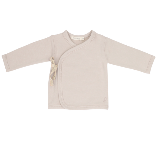 Phil & Phae x Atelier de Wevershoek cashmere blend wrap cardigan - Nougat