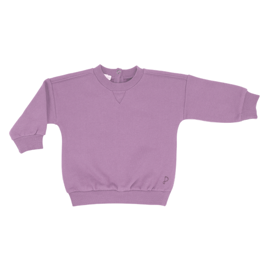 Phil & Phae chunky baby sweater organic cotton - Bright lilac