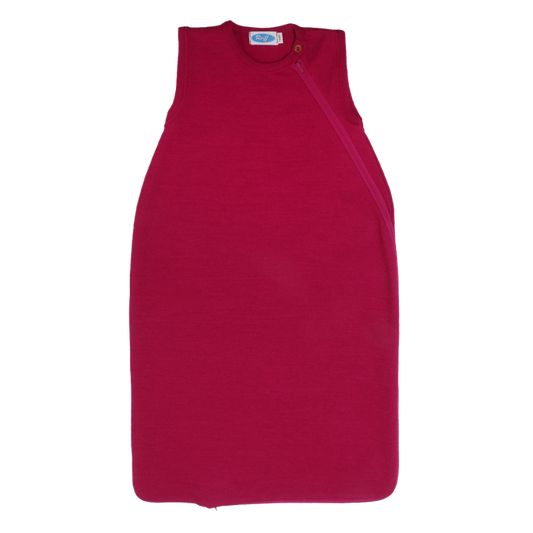 Reiff wool/silk sleeveless sleeping bag - Berry