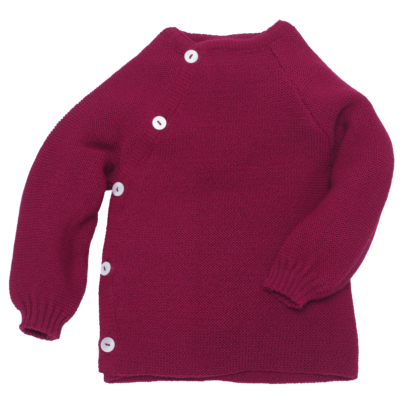 Reiff merino wool wrap cardigan - Lilac