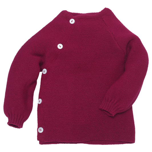 Reiff merino wool wrap cardigan - Lilac