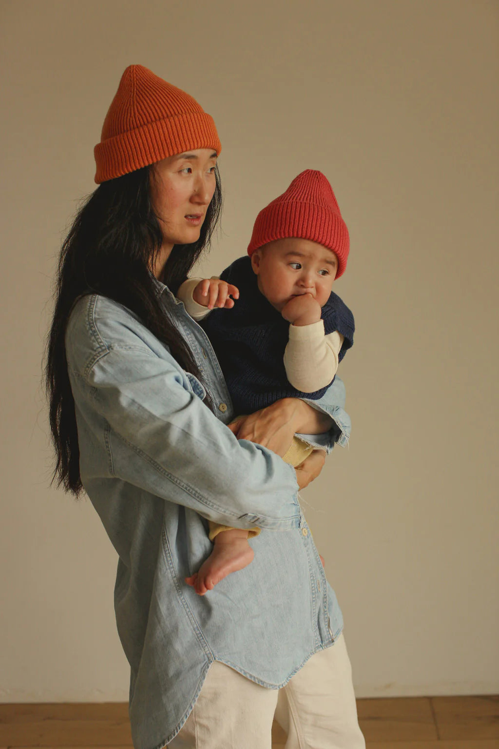 Hvid vest Harvey baby - Blue