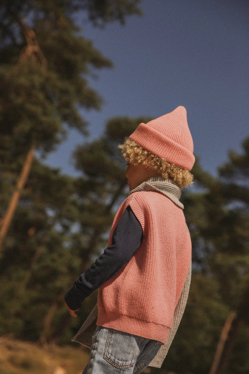 Hvid vest Harvey kids - Bubblegum